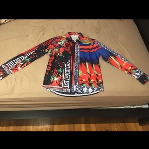 Spring Autumn Themed Button-up Shirt